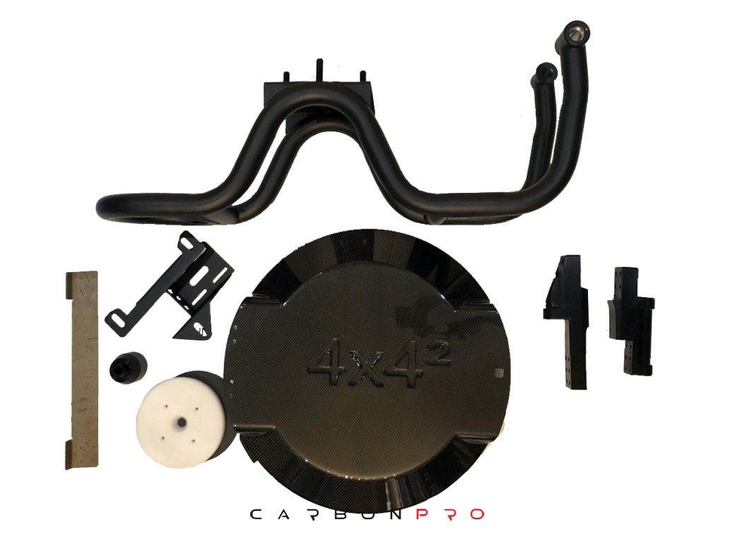 Adventure spare wheel holder carbon Carbon.pro
